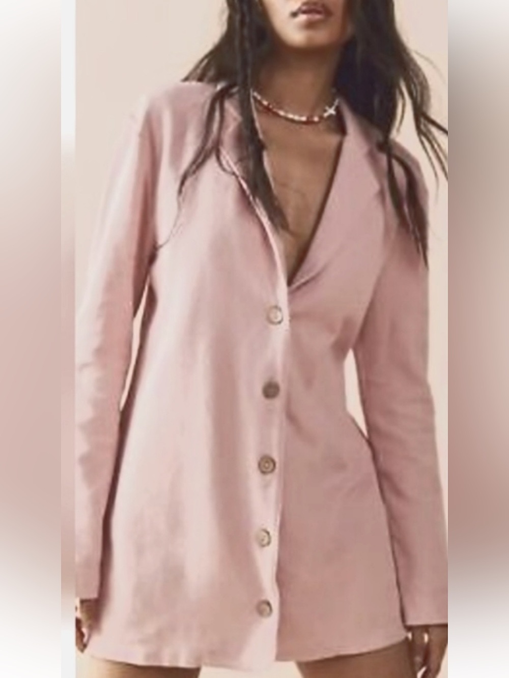 Free People Lizzie Blazer Romper Combo - Picture 2 of 8